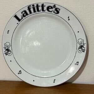 Lafitte’s New Orleans 12” plate serving platter. Great for big steaks, seafood